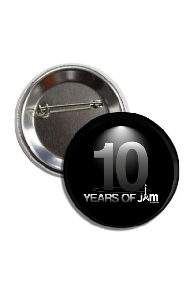 JAM 10 year Celebration badge